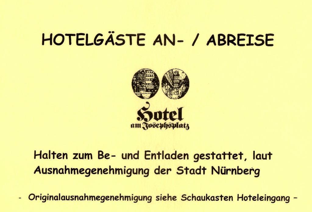 Hotel Am Josephsplatz Νυρεμβέργη Εξωτερικό φωτογραφία